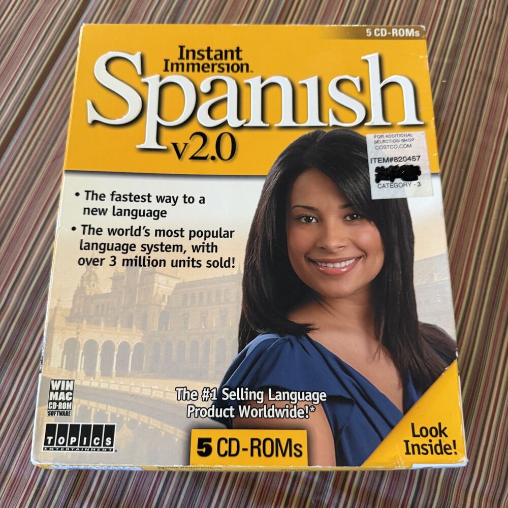 Instant Immersion Spanish Language Version 2 Audio 5 CDs no scratches
